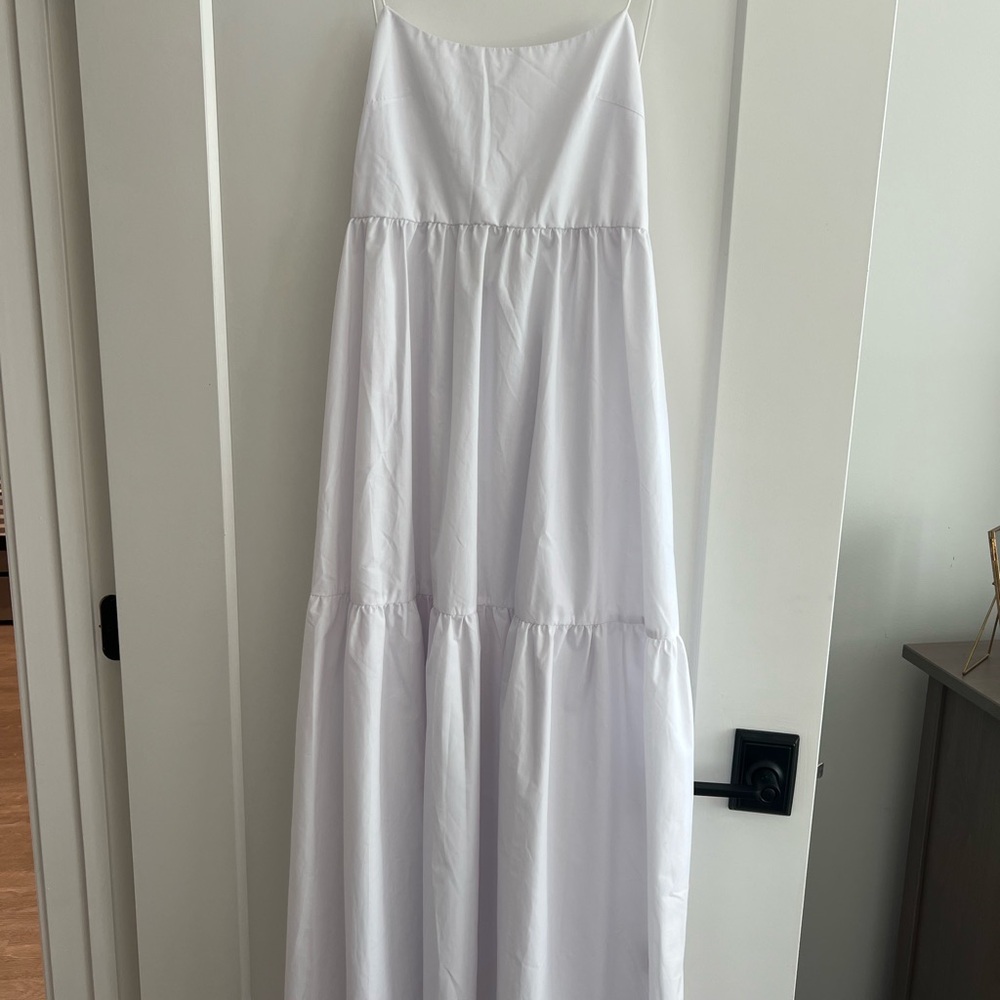 Commense White Backless Maxi Dress - Picture 3 of 5